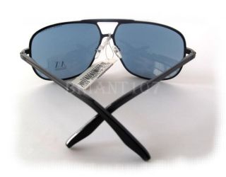 Authentic Armani Exchange Mens Sunglasses AX096 s Black Blue Pouch $90 