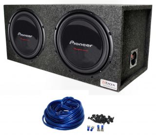   12 Subwoofers with Atrend 12 Dual SEALED Enclosure and Wires