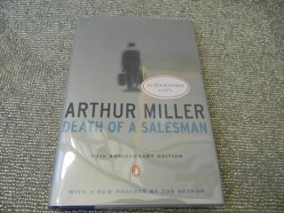 Arthur Miller signed 50th Anniversary edition Death of a Salesman