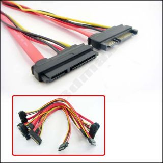 22 Pin 17 5 SATA Serial ATA Data Power Extension Cable Male to Female 