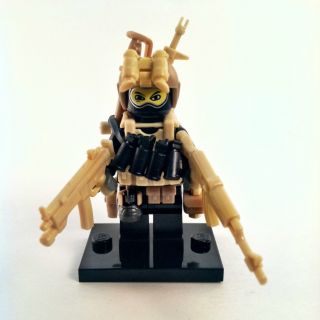 Custom Lego Minifig Military Army SWAT Minifigure