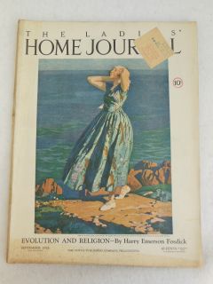 Vintage Ladies Home Journal September 1925 Emile Aubry