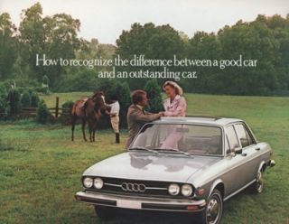 1976 Audi 100LS 100 LS Dealer Sales Brochure Book