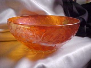 vintage marigold carnival dogwood bowl