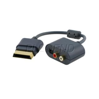 Optical Audio Adapter for Microsoft Xbox 360 HDMI AV New SHIP and Sold 