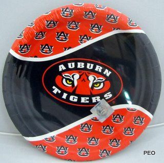 Auburn Tigers War Eagle Paper Dinner Plates Tailgate