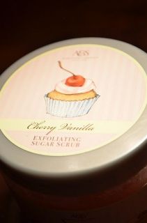 Asquith Somerset Cherry Vanilla 17 oz 500ml Exfoliating Sugar Scrub 