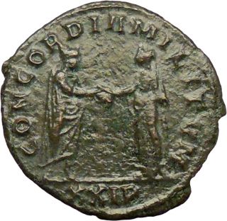 Aurelian 274AD Authentic Ancient Roman Coin Concordia Harmony 