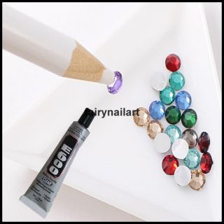   Bead Rhinestones Picker Wax Pen Glue Palette Nail Art Tool Set