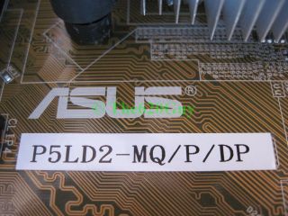 Asus P5LD2 MQ P DP Socket 775 MATX Motherboard Intel Pentium D 2 80GHz 