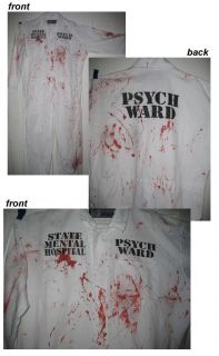 Bloody Psycho Ward Halloween Costume Asylum Hi Qualty