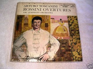 Arturo Toscanini Rossini Overtures LP Record 1956