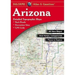 New Arizona Atlas Gazetteer Delorme EDT Rand Mcna 0899333257