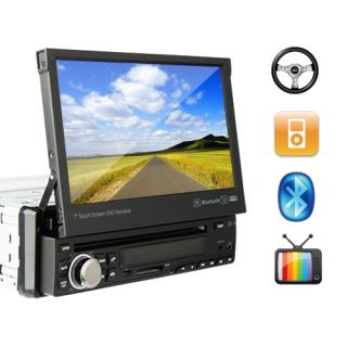 2Din Bluetooth Car CD DVD Player 7 inch Touch Screen Stereo iPod TV FM 