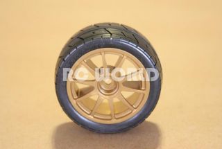   10 Car Tires Wheels Rims Package Gold Subaru Rally Wheels