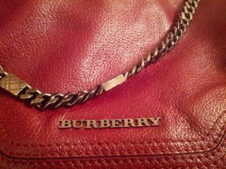 Burberry Ashmore Leather Purse Burgundy New