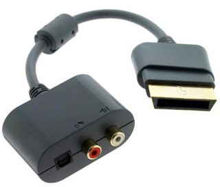 Optical Audio Adapter for Xbox 360 HDMI AV Cable Gamin