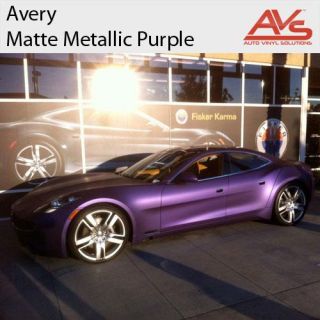 Avery Supreme Matte Purple Metallic Car Wrap Vinyl Decal 3ft x 5ft (15 