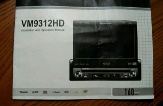 Audiovox/Jensen VM9312HD 7 inch Car CD/DVD Player W/ HD Module