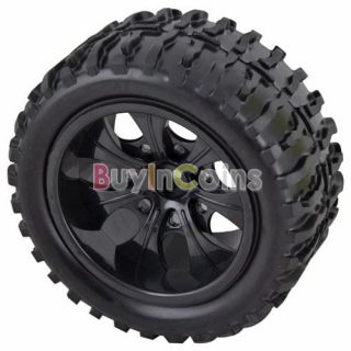   RC 1/10 RC On Road Car Toy Truck Rubber Tires Tyre Plastic Wheel Rim