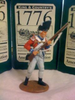    Country BR02 British Fusilier Standing Ready 1776 Revolution AWI K C