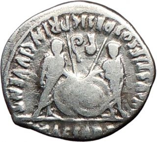 Augustus w Gaius Lucius Caesars 2BC Ancient RARE Authentic Silver 