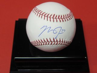 MIKE TROUT SIGNED AUTOGRAPH BASEBALL MLB AUTHENTICATED 181084 EK