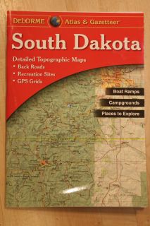 Delorme Atlas Gazetteer Map NEW Nebraska South Dakota Illinois Iowa 