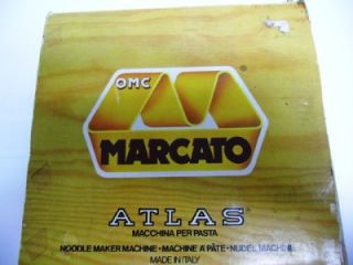 Atlas 150 Pasta Maker Machine Marcato OMC Italy w Box