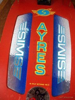 Vtg Gregg Ayres Sims Skateboard Kryptonics C 70 Wheels