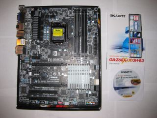    GA Z68X UD3H B3 LGA 1155 DDR3 INTEL ATX MOTHERBOARD NVIDIA CROSSFIRE