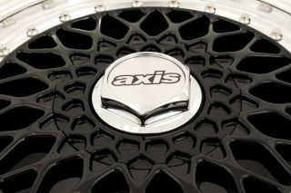 17 AXIS Klassic Black Polish Lip Wheels Rims Fit Acura Integra (1986 