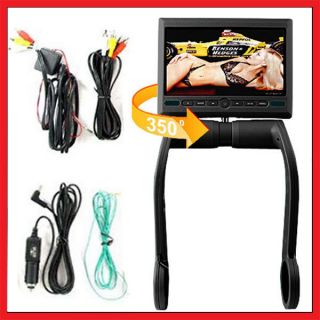 Beige 8 5 LCD Monitor Car Central Armrest DVD Player