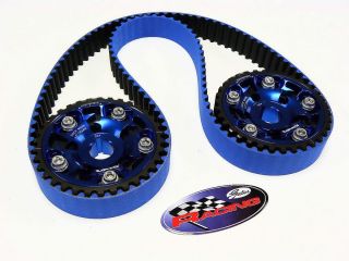   Prelude SI DOHC Gates Racing Timing Belt 2 Cam Gears Pair Blue