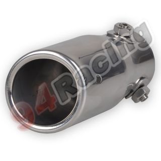 Universal Auto Metal Exhaust Extension Tail Gas Pipe exhaust tip