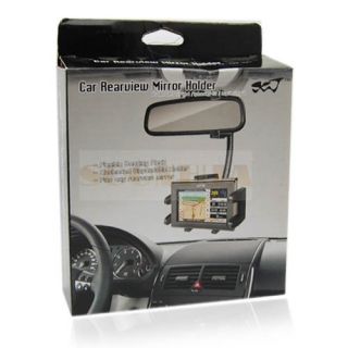Universal Car Rearview Mirror Mount Holder For iPhone 5 5G HD08