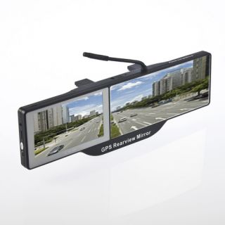 Car Auto Rearview Mirror 5 TFT WINCE6 0 GPS Navigation 