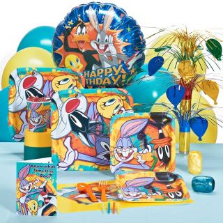 LOONEY TUNES BUGS BUNNY BIRTHDAY PARTY PACK FOR 16 PARTYWARE PARTY 