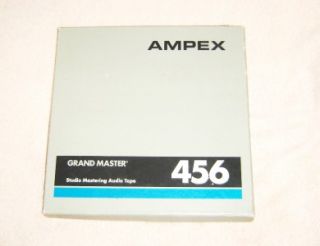   456 Grand Master Studio Mastering Audio Tape Reel to Reel New