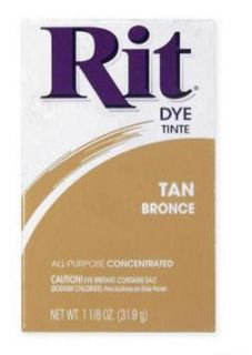 Tan Rit Fabric Craft Dye Powder Basketry Tint Laundry Tinte 1 Box 
