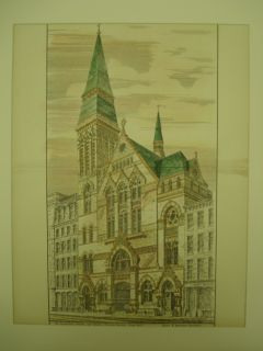 St Augustine Trinity Parish New York NY Orig Plan