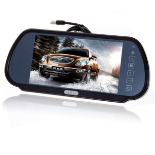  View Mirror Monitor DVD VCR VCD Backup Camera HD Wide Screen