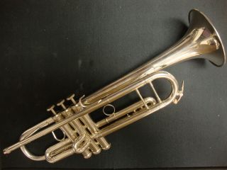 KING System Blue SB12SP Silver Bb Trumpet with cool SB Case