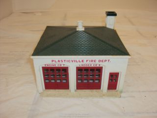 Bachman Plasticville Postwar O gauge Firehouse