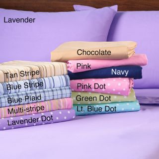 Back to School Easy Care Printed Microfiber Sheet Set Twin XL or Twin 