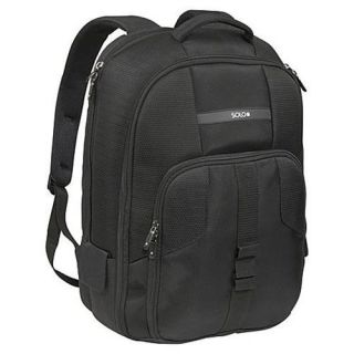 New Solo 17 3 Laptop and iPad Backpack Black CLA7054