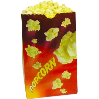  32oz. Red Popcorn Maker Butter Bags ~ Leak Free Colorful Popper Bag