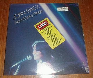 Joan Baez 1976 from Every Stage 2 LP SEALED w Sticker