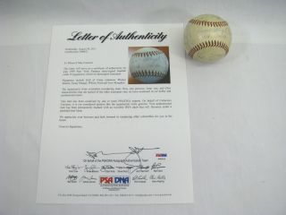 1959 NY Yankees Team Signed Baseball Mickey Mantle & Many MORE PSA/DNA 