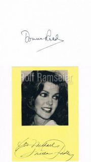 Dallas 17 Cast Autographs Hagman Bel Geddes Donna Reed Howard Keel 